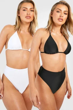 Bikinis|Swimwear^Nasty Gal 2 Pack High Waisted Bikini Brief |