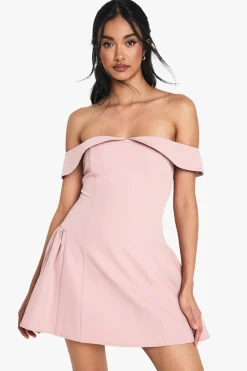 Dresses^Nasty Gal Bardot Structured Skater Dress |