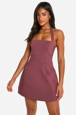 Dresses^Nasty Gal Bengaline Square Neck Skater Dress |