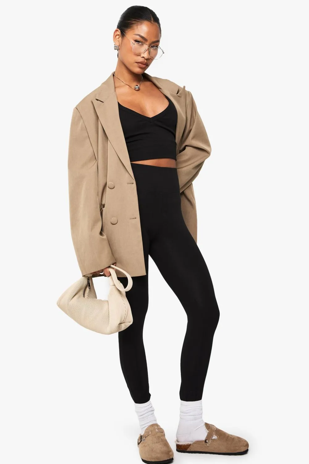 Pants^Nasty Gal Boohoo Basics High Waist Legging |