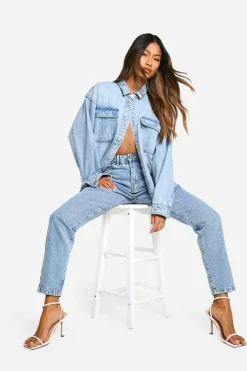 Jeans|Denim^Nasty Gal Boohoo Basics High Waisted Slim Fit Jeans |