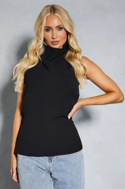 Tops^Nasty Gal Bow Detail Backless Top |