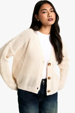 Knitwear^Nasty Gal Button Through Cardigan |