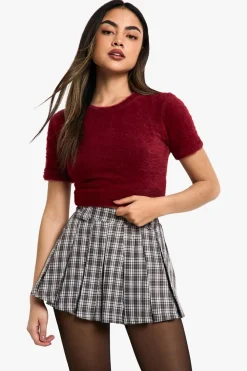 Skirts|Skirts^Nasty Gal Check Pleat Mini Skirt |