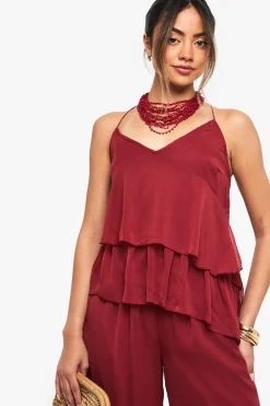 Cami Tops|Tops^Nasty Gal Chiffon Double Hem Floaty Cami |