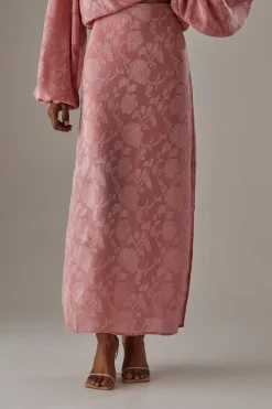 Skirts|Skirts^Nasty Gal Chiffon Jacquard Bias Maxi Skirt |