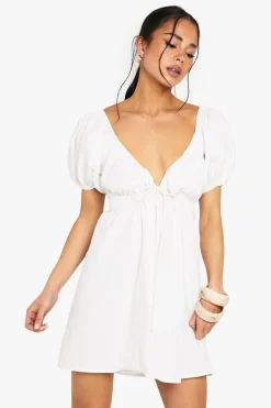 Dresses^Nasty Gal Cotton Poplin Smock Dress |