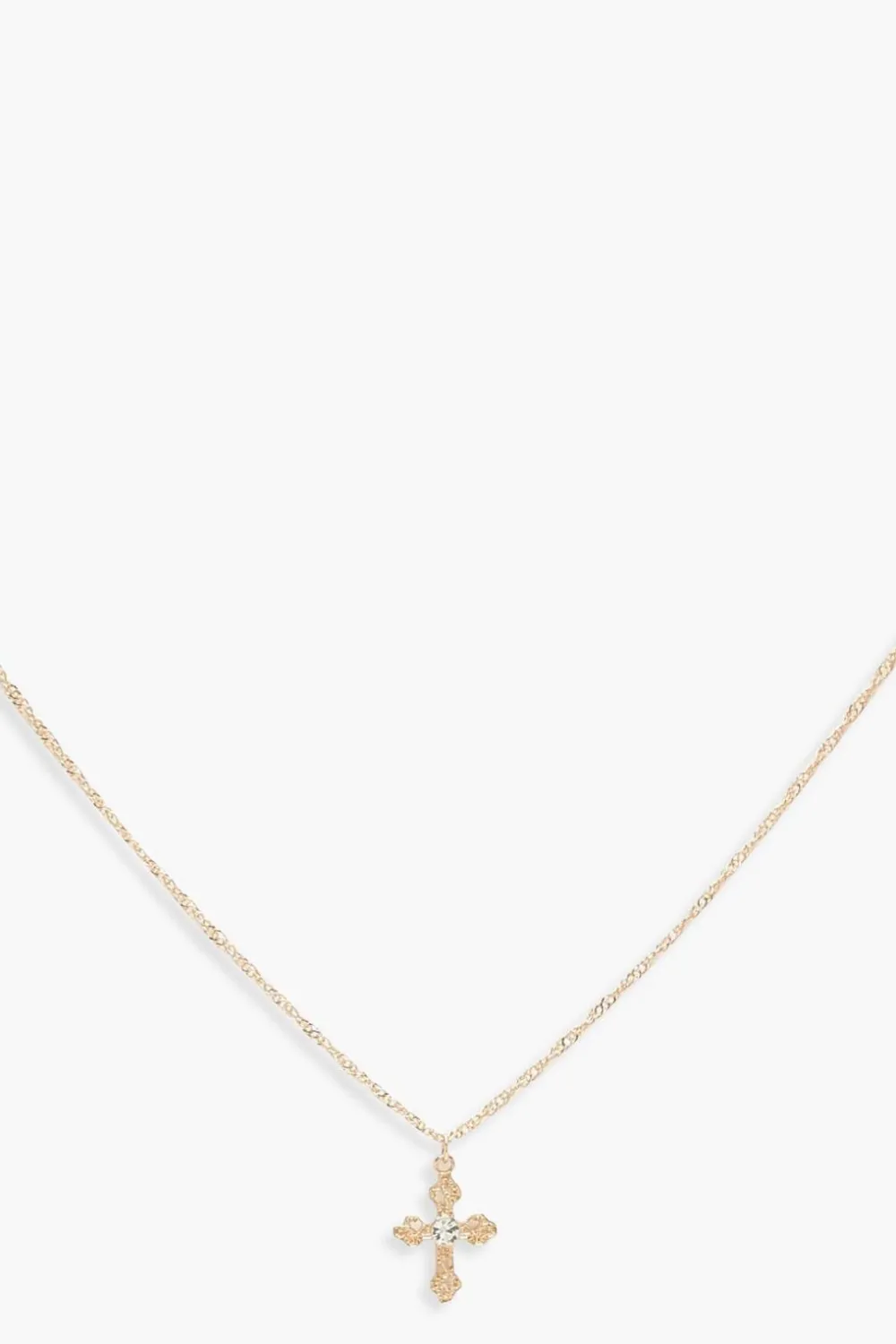 Jewelry^Nasty Gal Delicate Cross Choker Necklace |