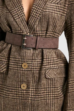 Belts^Nasty Gal Distressed Chunky Belt |