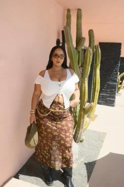 Festival Outfits|Festival Outfits^Nasty Gal Ditsy Crinkle Chiffon Bias Maxi Skirt |