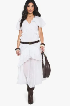 Dresses^Nasty Gal Dobby Frill Detail Maxi Dress |