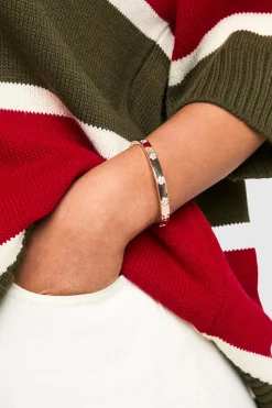 Jewelry^Nasty Gal Embellished Flower Detail Bangle |