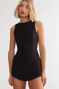 Rompers|Rompers^Nasty Gal Essentials Tailored Playsuit |