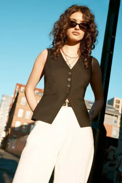 Waistcoats|Tops^Nasty Gal Essentials Tailored Vest |