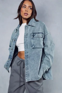 Denim|Denim^Nasty Gal Extreme Oversized Denim Shacket |