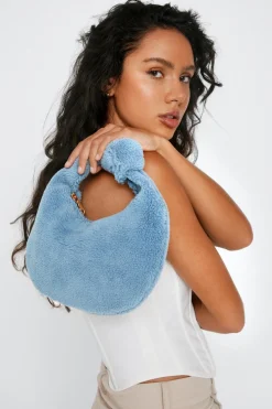 Bags^Nasty Gal Faux Fur Shearling Grab Bag |