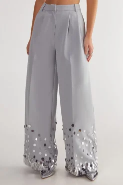 Sequin Outfits|Pants^Nasty Gal Hand Embellished Ombre Sequin Trouser |