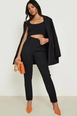 Pants^Nasty Gal High Waist Tapered Tailored Suit Trousers |