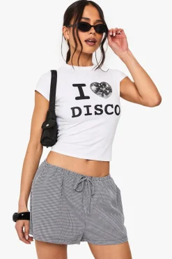 T-shirts|T-shirts^Nasty Gal I Heart Disco Baby T-Shirt |