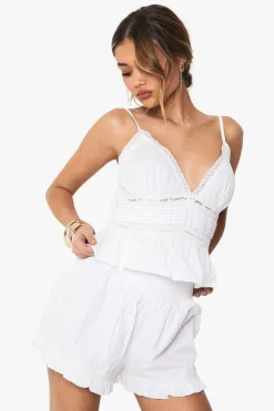 Cami Tops|Tops^Nasty Gal Lace Insert Woven Cami Top |