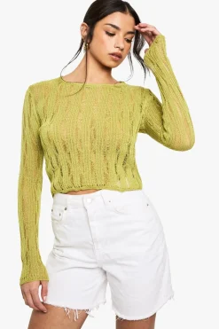 Tops^Nasty Gal Ladder Detail Jumper |