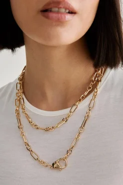 Jewelry|Necklaces^Nasty Gal Layered Chain Necklace |