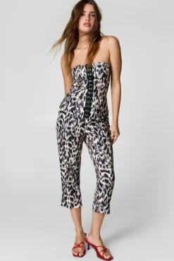 Animal Print|Formal Wear^Nasty Gal Leopard Print Bustier Top |