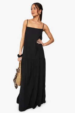 Dresses^Nasty Gal Linen Drop Waist Strappy Maxi Dress |