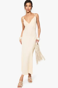 Dresses^Nasty Gal Linen Look Strappy Midaxi Dress |