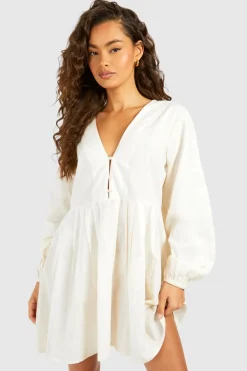Dresses^Nasty Gal Long Sleeve Smock Dress |