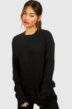Sleepwear^Nasty Gal Loungewear Rib Long Sleeve T-Shirt |