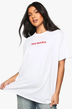 Tops^Nasty Gal MATERNITY HOT MAMA OVERSIZED T-SHIRT |