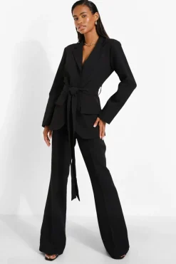 Blazers|Blazers^Nasty Gal Obi Tie Waist Tailored Blazer |