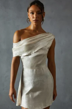 Dresses^Nasty Gal Off Shoulder Tie Side Mini Dress |