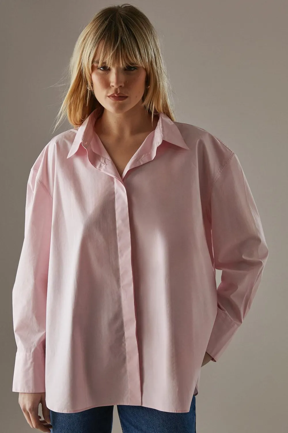 Tops^Nasty Gal Oversized Button Back Shirt |