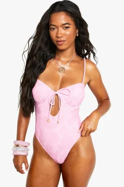 Swimwear^Nasty Gal Paisley Print Underwired Swimsuit |