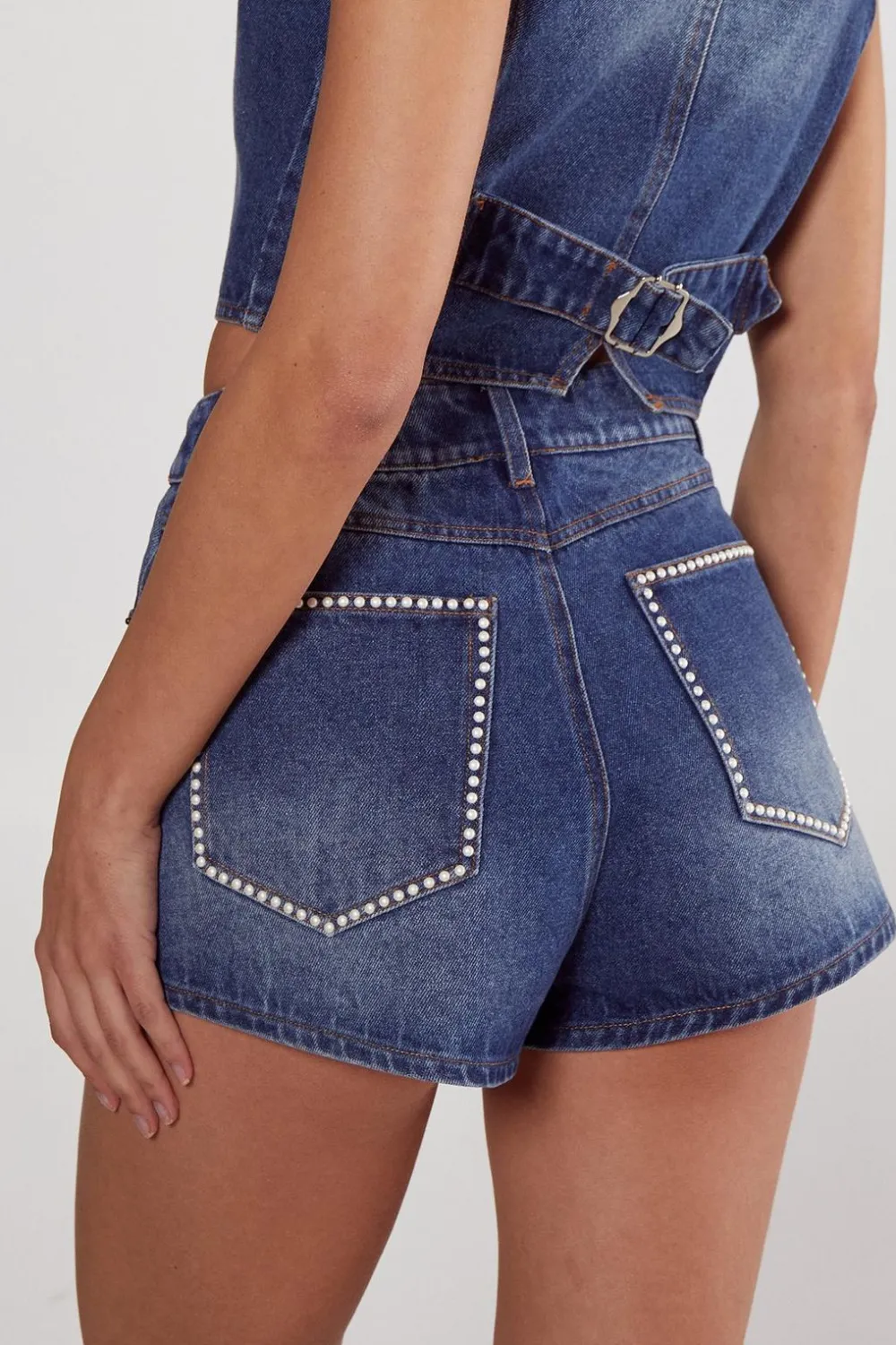Denim|Denim^Nasty Gal Pearl Denim Short |