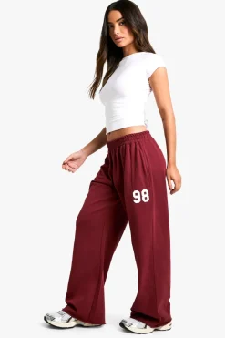 Active Society^Nasty Gal Petite 98 Slogan Straight Leg Jogger |