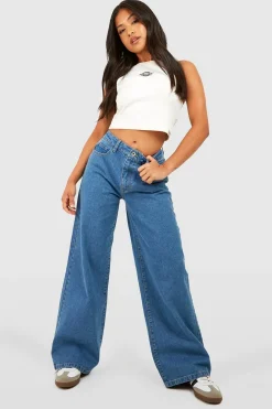 Jeans|Denim^Nasty Gal Petite Basics Wide Leg Jean |