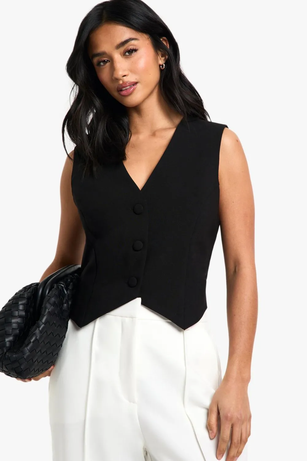 Suits & Tailoring|Suits & Tailoring^Nasty Gal Petite Essential Waistcoat |