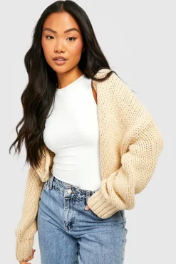 Knitwear^Nasty Gal Petite Premium Chunky Knit Cardigan |