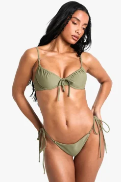 Bikinis|Swimwear^Nasty Gal Petite Swimwear Essentials Tie Side Brief |