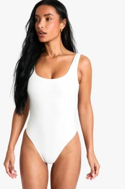 Swimsuits|Swimwear^Nasty Gal Petite Swimwear Essentials Square Neck Swimsuit |