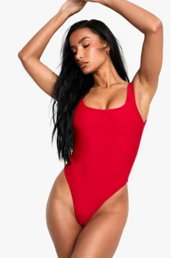 Swimsuits|Swimwear^Nasty Gal Petite Swimwear Essentials Square Neck Swimsuit |