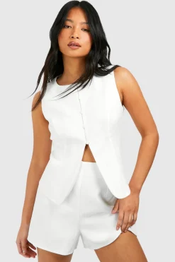 Suits & Tailoring|Suits & Tailoring^Nasty Gal Petite Tailored Waistcoat |