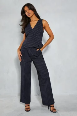Stripes|Pants^Nasty Gal Pinstripe Tailored Trouser |