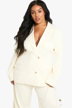 Blazers|Blazers^Nasty Gal Plus Button Down Pocket Blazer |