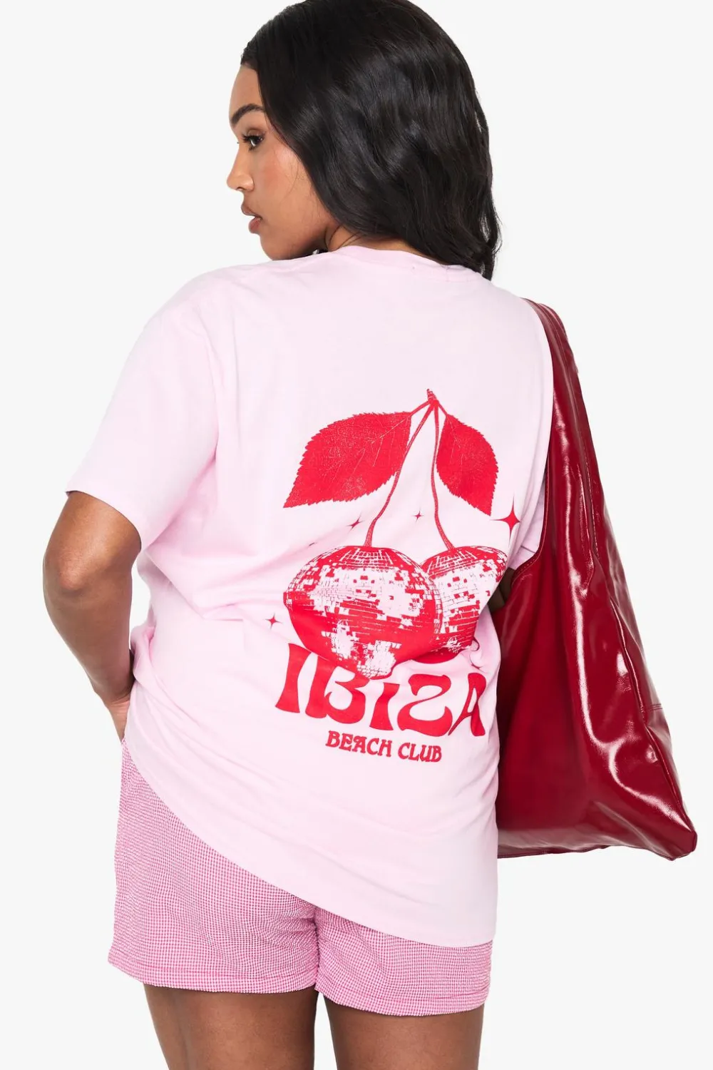 Tops^Nasty Gal Plus Cherry Ibiza T-Shirt |
