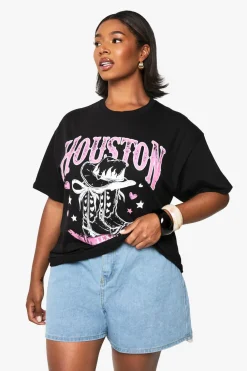 Tops^Nasty Gal PLUS HOUSTON OVERSIZED T-SHIRT |