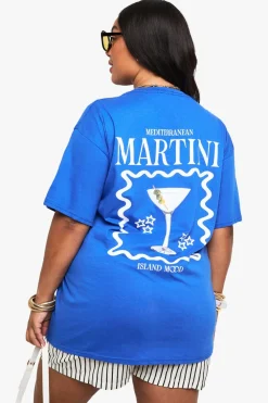 Tops^Nasty Gal PLUS MARTINI OVERSIZED T-SHIRT |